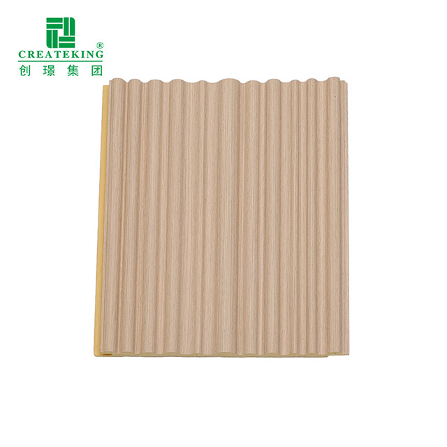 Решетка в форме волны из цельного дерева 159*11 мм