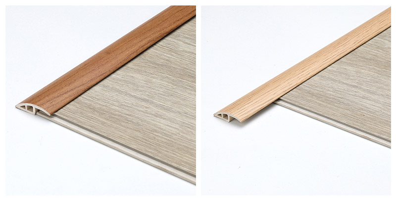 Переходник для пола из ПВХ 28*5 мм под дерево