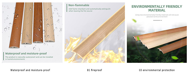 32*4 мм переходная полоса для пола Spc под дерево