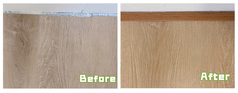 Полосы для кромки пола из ПВХ L-образной формы 13*13 мм