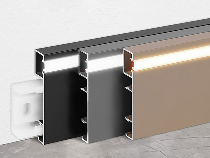 80*9 мм светодиодный плинтус из алюминиевого сплава