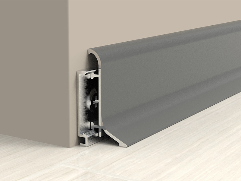 Плинтус из алюминиевого сплава 30*14,6 мм