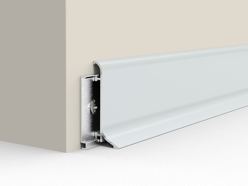 Плоский плинтус из алюминиевого сплава 40*14,6 мм