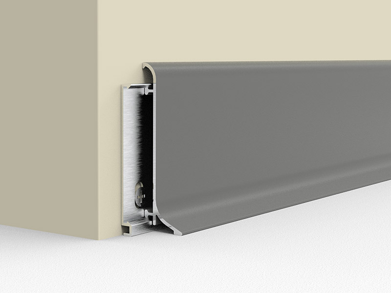 Плинтус из алюминиевого сплава 50*14,6 мм