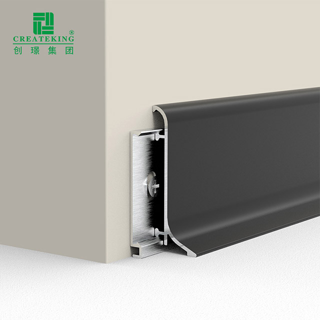 Плоский плинтус из алюминиевого сплава 40*14,6 мм