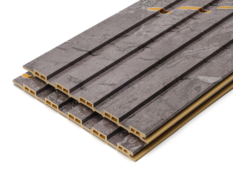 155*17 мм Водонепроницаемая полая стеновая панель из ПВХ с рифлением