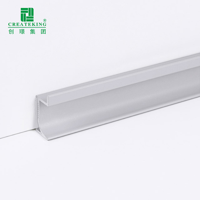 Встраиваемый алюминиевый плинтус 20*12 мм