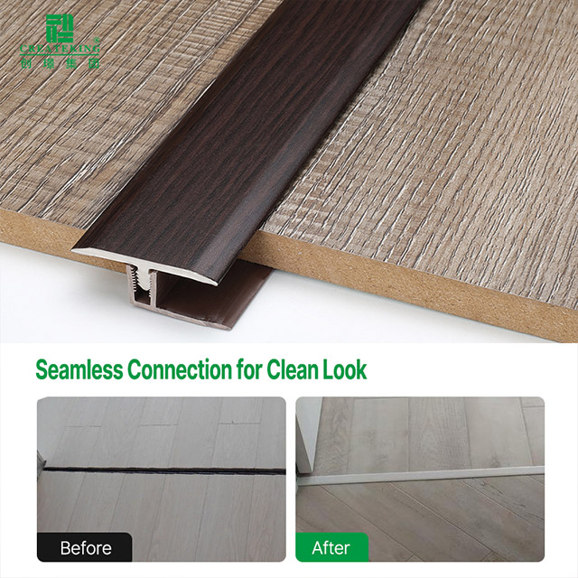 40*12,6 мм ПВХ Т-образные кромки пола