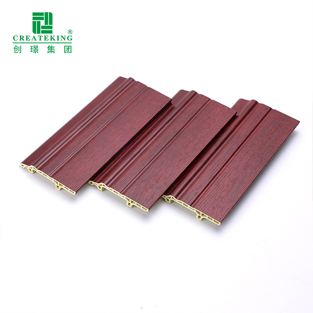 Плинтус с зажимом SPC 80*15 мм