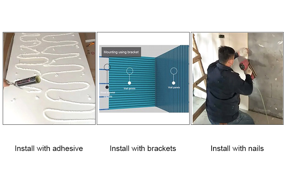 Как лучше всего установить настенные панели?