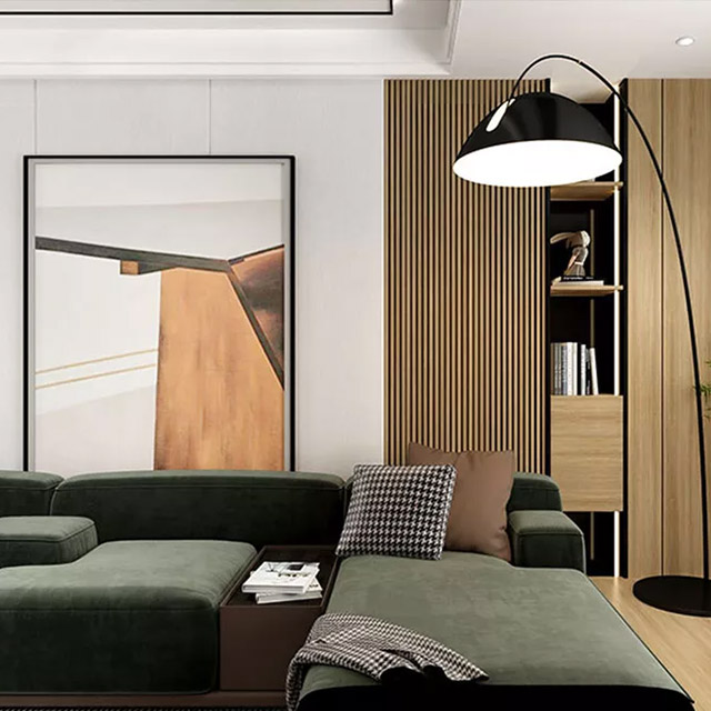 Внутренние рифленые стеновые панели WPC 148*14 мм