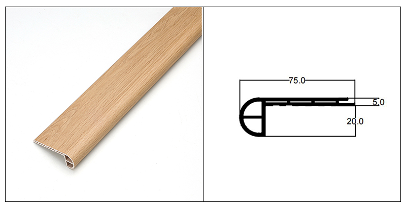 Накладки на ступеньки SPC 75*25 мм