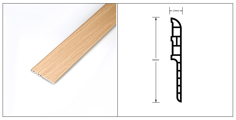 Высокий плинтус SPC 100*13 мм