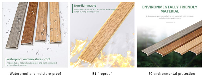 20*4,5 мм L-образные профили для кромки пола из ПВХ