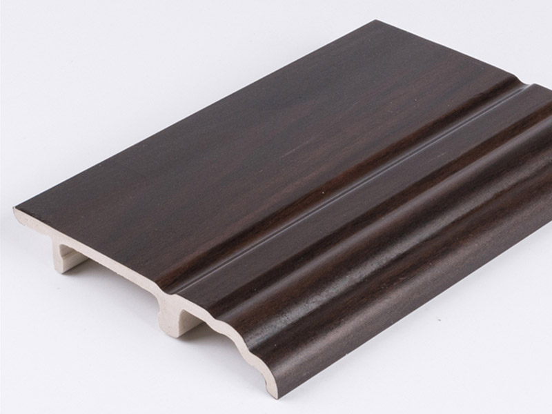 Плинтус с зажимом из ПВХ 100*15 мм