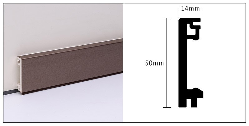 Плинтус ДПК 50*14 мм
