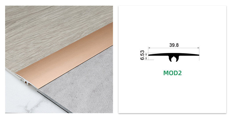 Универсальная переходная полоса для пола из алюминиевого сплава