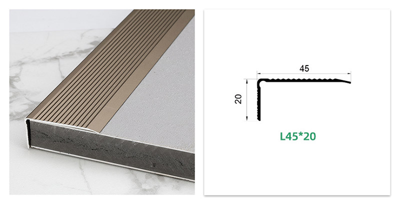 L-образная отделка напольного покрытия