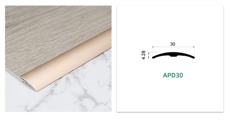 Универсальная алюминиевая переходная полоса для пола