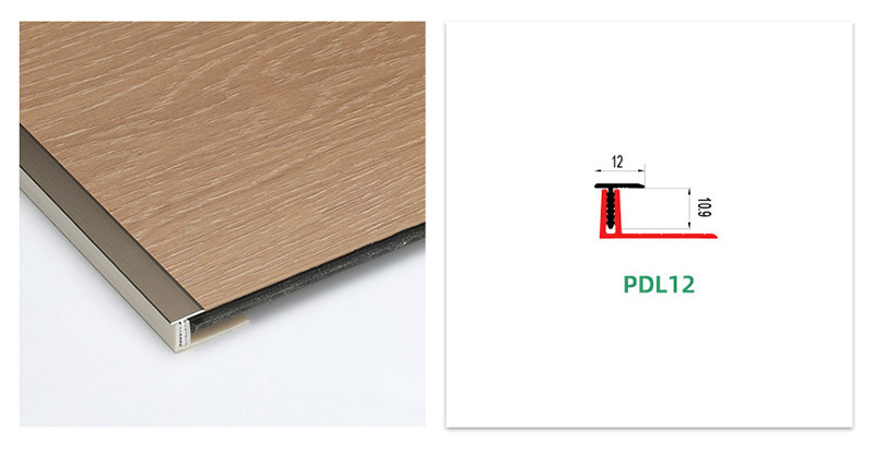 Алюминиевая выдвижная накладка коробки со смещением Т-образной формы