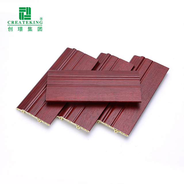 Плинтус с зажимом SPC 80*15 мм