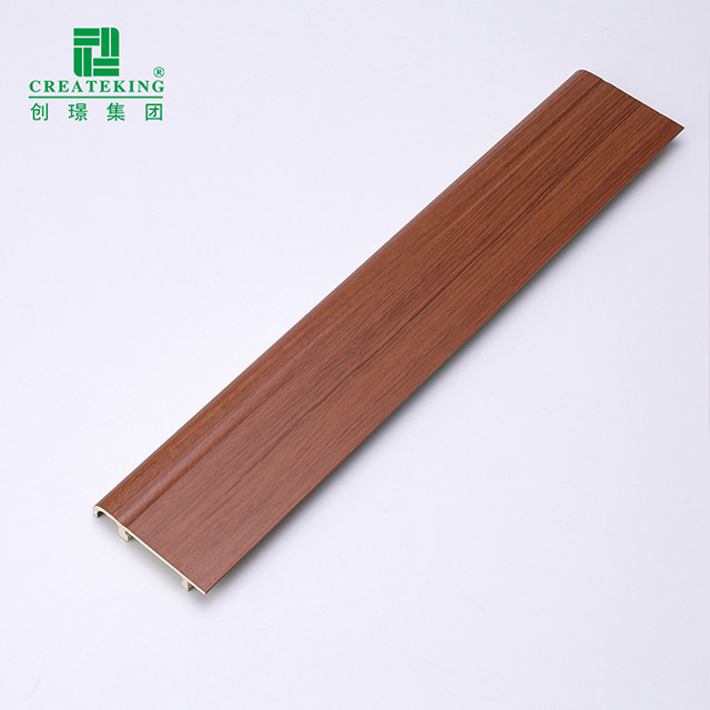 Плинтус с зажимом из ПВХ 76*14 мм