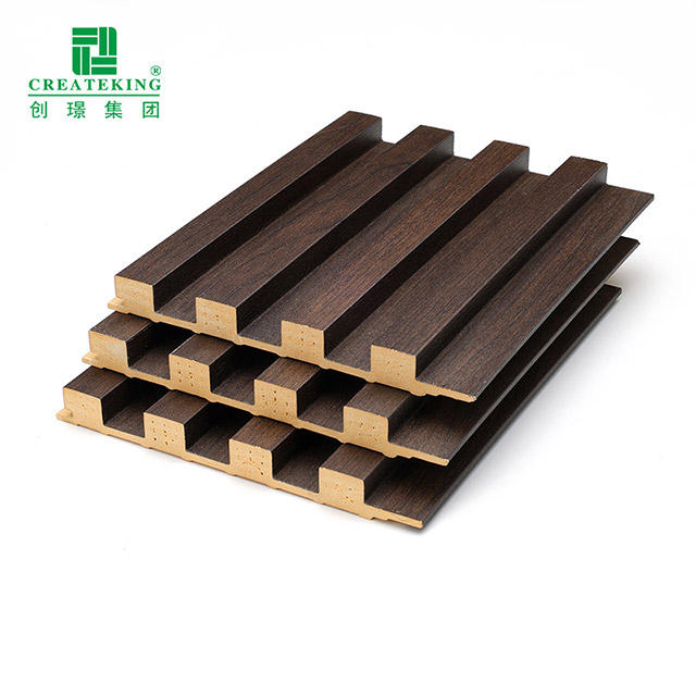 Экологичные рифленые сплошные стеновые панели 159*16 мм