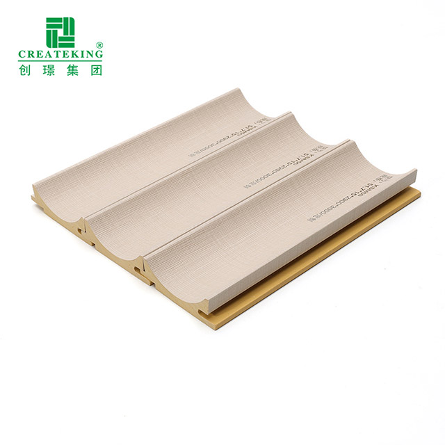 Стеновые панели из ПВХ с внутренней дугой 51,7*15 мм с рифлением