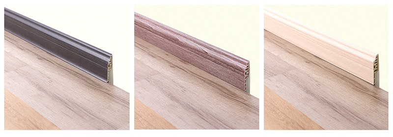 Варианты цвета плинтуса ПВХ