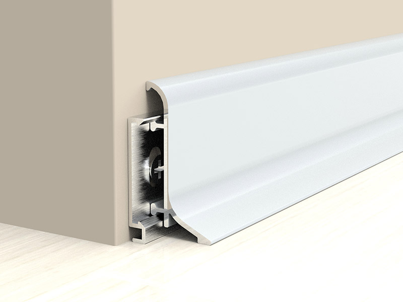 Плинтус из алюминиевого сплава 30*14,6 мм