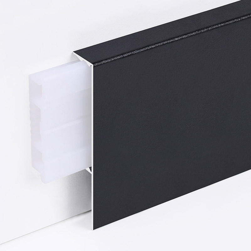 Плинтус из алюминиевого сплава 60*11 мм