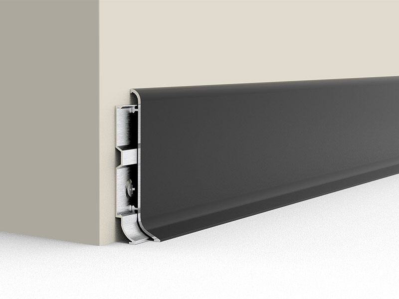 Плинтус из алюминиевого сплава 60*14,6 мм