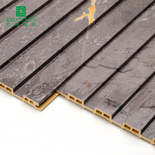 155*17 мм Водонепроницаемая полая стеновая панель из ПВХ с рифлением