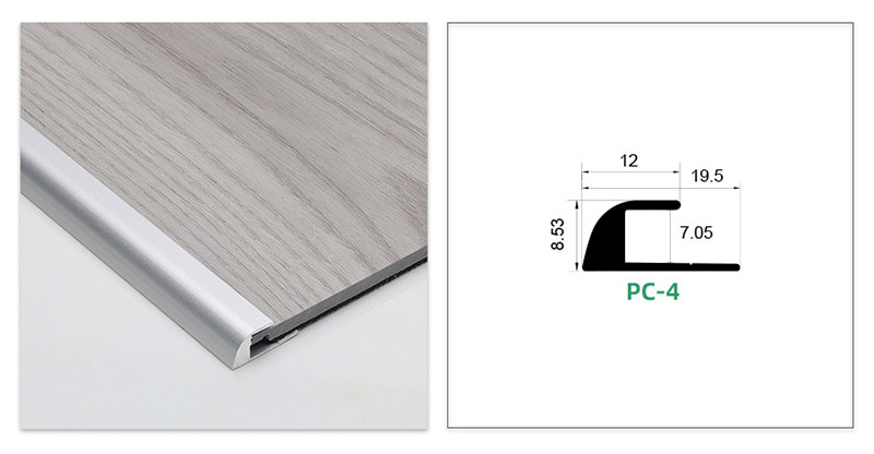 С-образная отделка пола