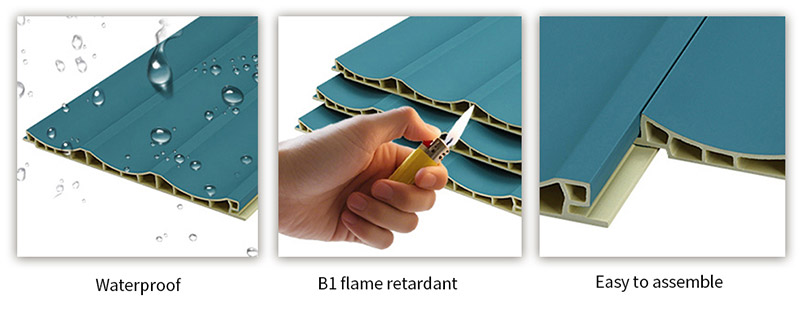 Стеновые панели WPC с внутренней дугой