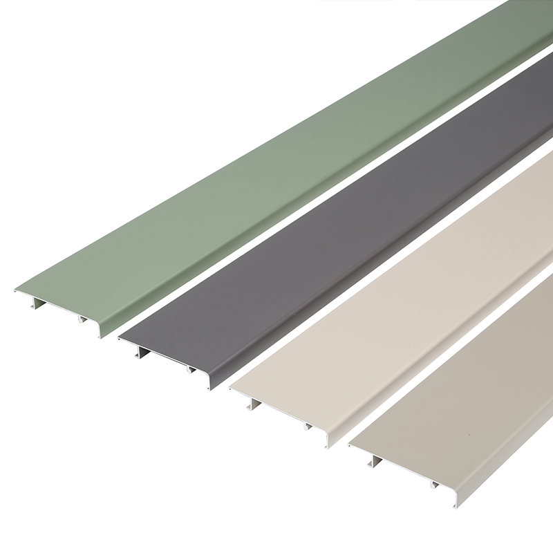 металлический настенный плинтус