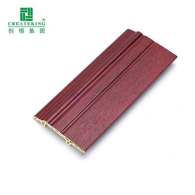 Плинтус с зажимом SPC 80*15 мм