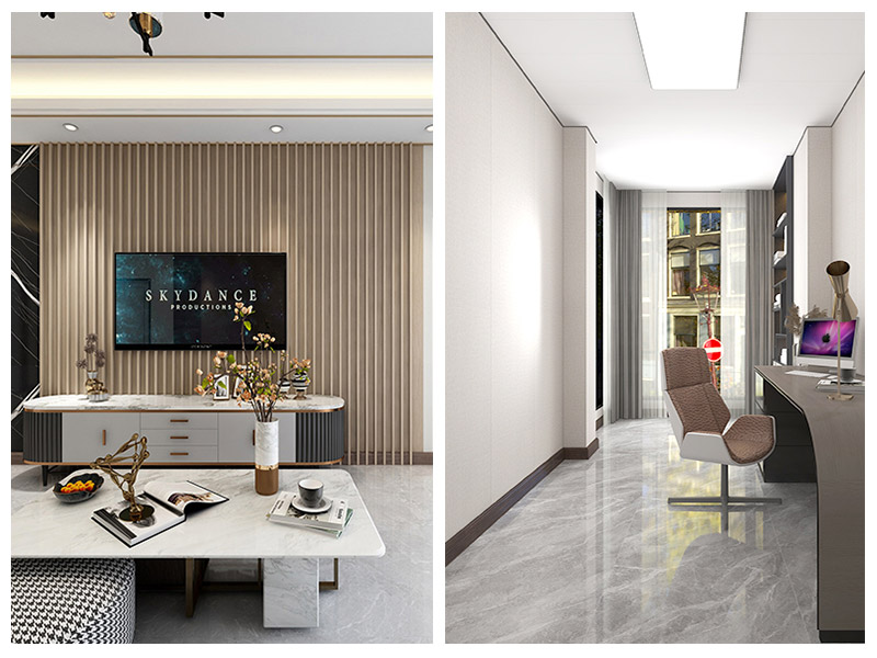 Как сочетать стеновые панели и плинтусы из ПВХ в современном минималистском стиле?