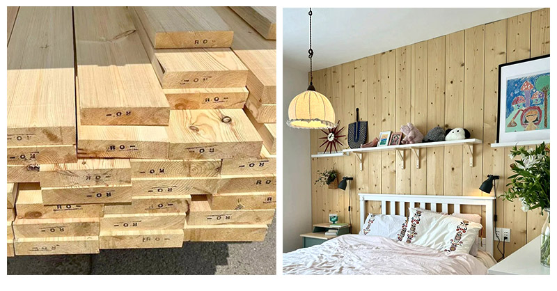 Сосновые панели