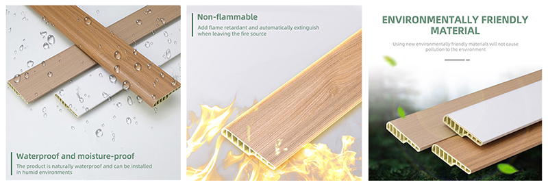 75*15 мм круглый плинтус из ПВХ-карандаша