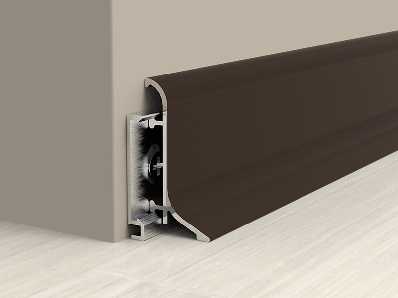 Плинтус из алюминиевого сплава 30*14,6 мм