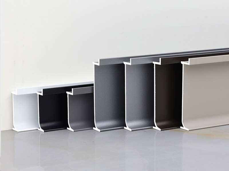 50**9,7 мм встраиваемый плинтус из алюминиевого сплава