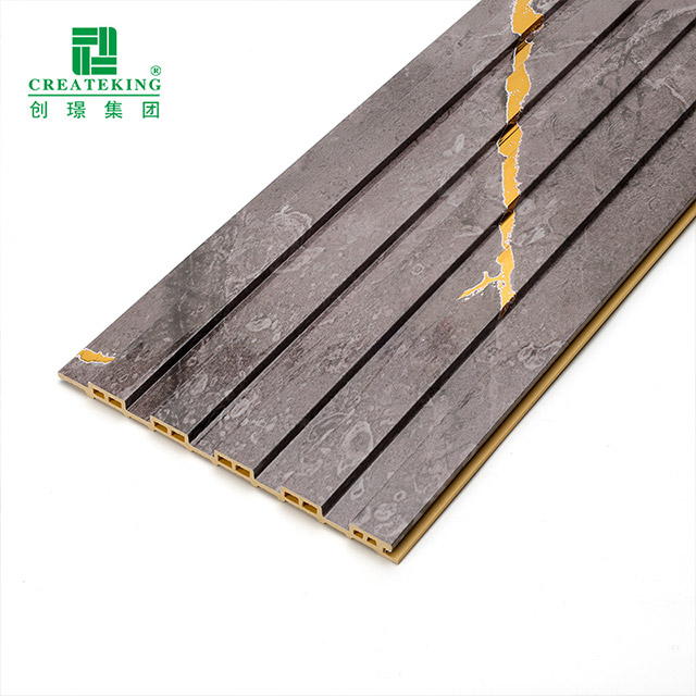 155*17 мм Водонепроницаемая полая стеновая панель из ПВХ с рифлением