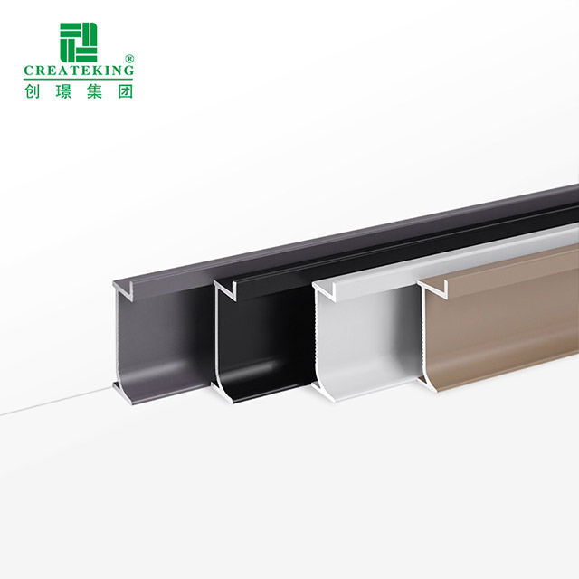 Встраиваемый алюминиевый плинтус 20*12 мм