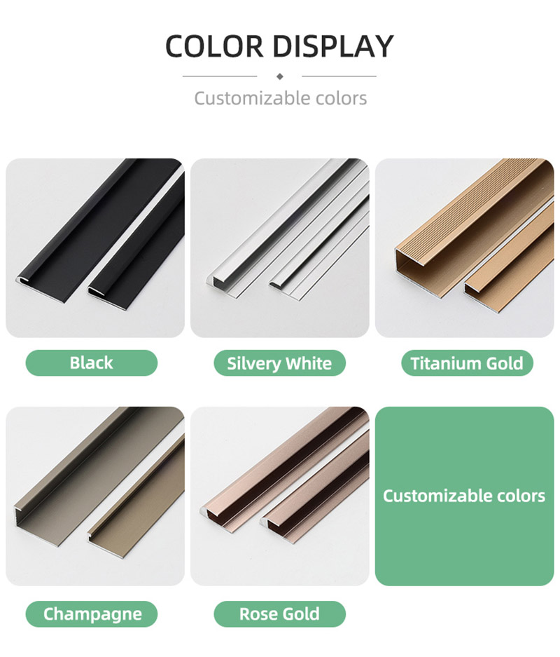 Алюминиевая накладка пола с C-каналом