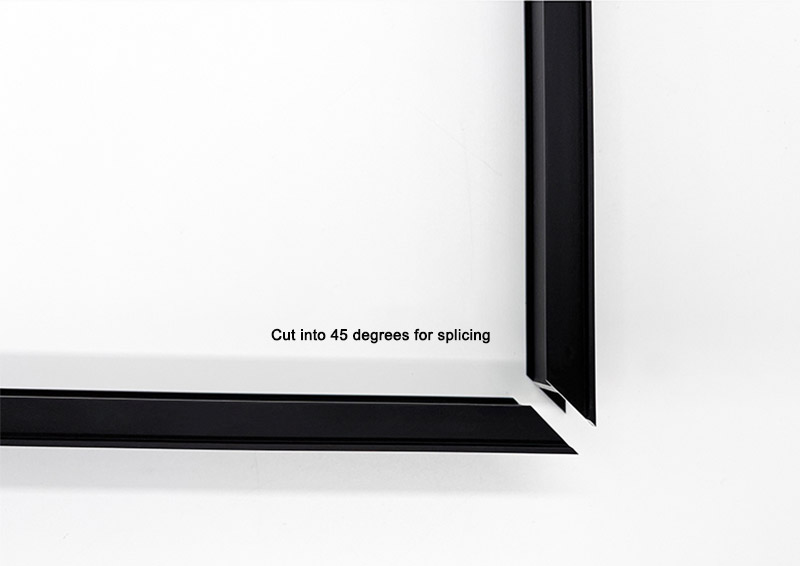 Встраиваемый алюминиевый плинтус 20*12 мм