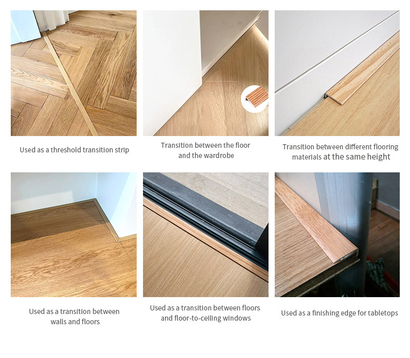 Краевые полосы для ламината ПВХ L-образной формы