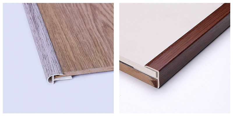 Отделка края лестницы