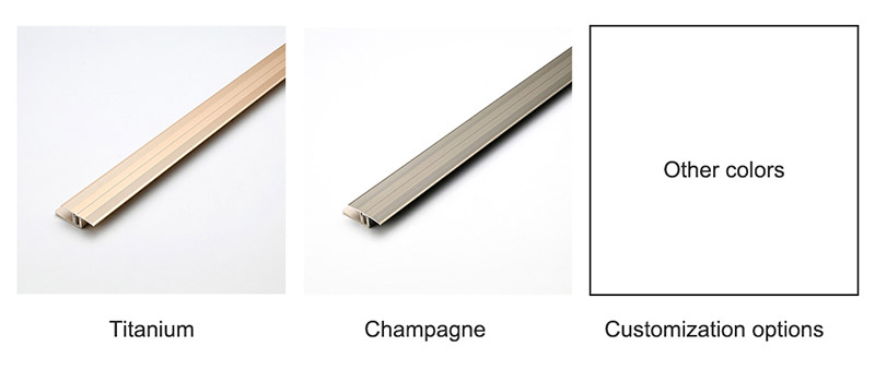 Алюминиевая переходная полоса Т-образного пола