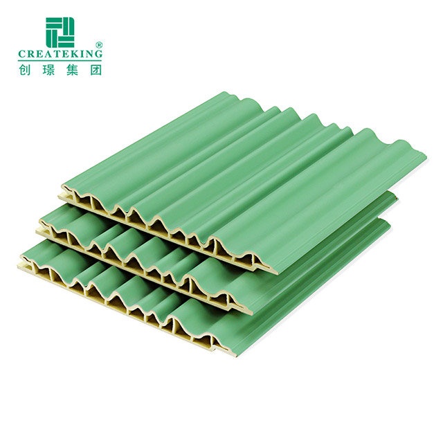 Стеновая панель WPC в форме волны внутренней дуги 158*12 мм